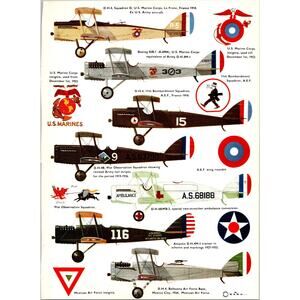 DH4 11th Bombardment Squadron AEF France 1969 Aircraft Warplane Print SV27-3